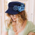 Flower Denim Beret