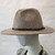 Two Tone Wool Blend Fedora Hat