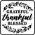 Thankful,Grateful,Blessed stencil