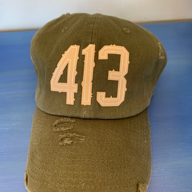 Local 413 Baseball Hats - blendedvintagemarketplace