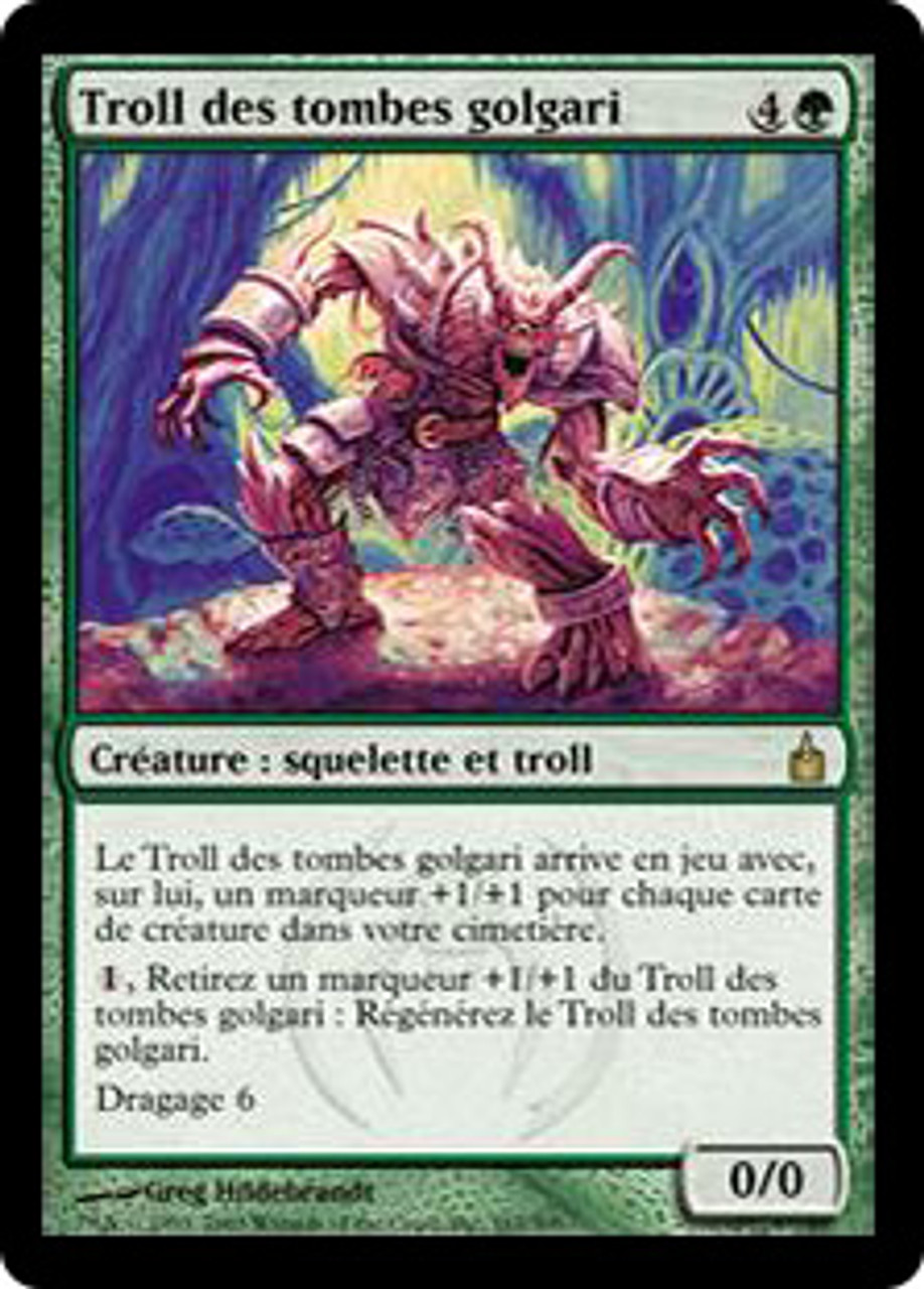 foil  ゴルガリの墓トロール/Golgari Grave-Troll 3枚 Foil】《ゴルガリの墓トロール/Golgari Grave-Troll》[RAV] 緑R