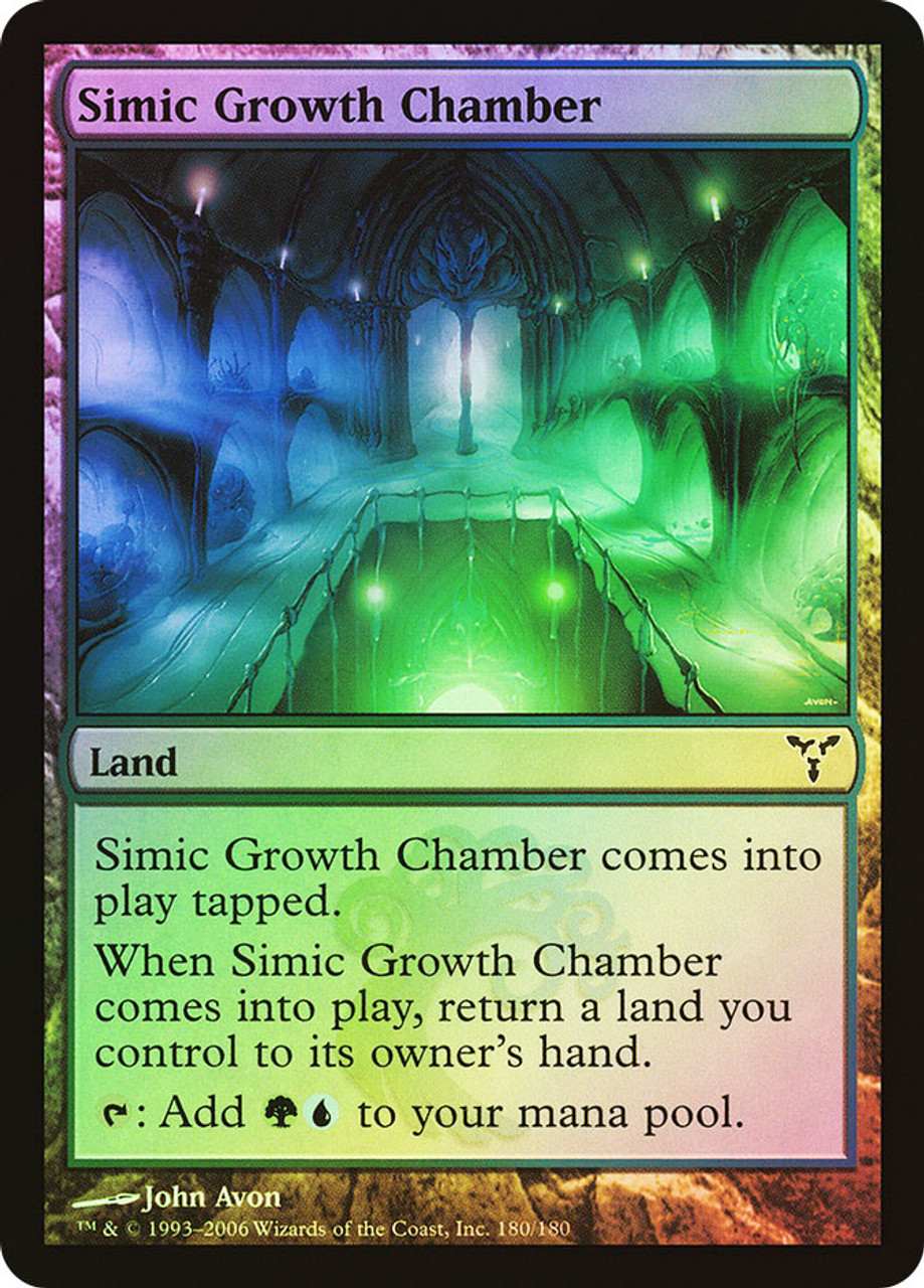シミックの成長室/Simic Growth Chamber foil４枚セット Simic Growth Chamber | Dissension | Star City Games