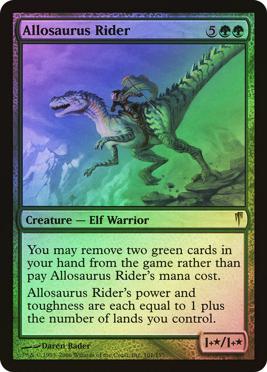 MTG【Foil】CSP アロサウルス乗り/Allosaurus Rider 日 英)【Foil】アロサウルス乗り / Allosaurus Rider【CSP】プレ