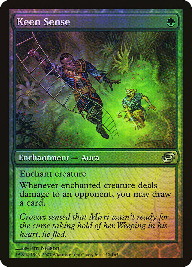 mtg cards like keen sense [152] [Planar Chaos] [Foil] – Face to Face Games Old cards can still be