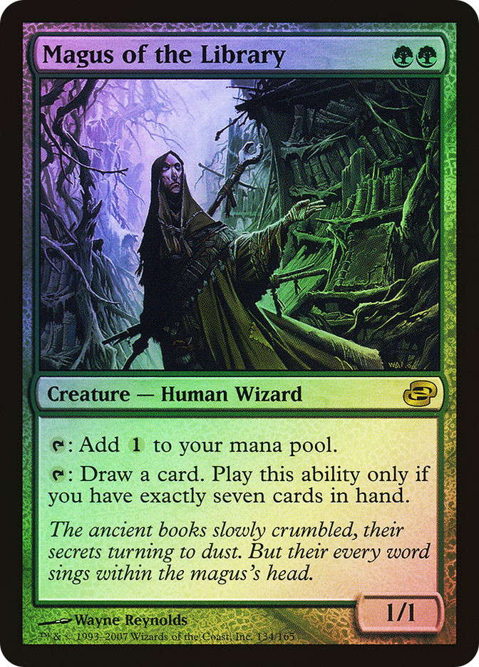 mtg magus cards Staff of the Letter Magus [Unstable] main image 1