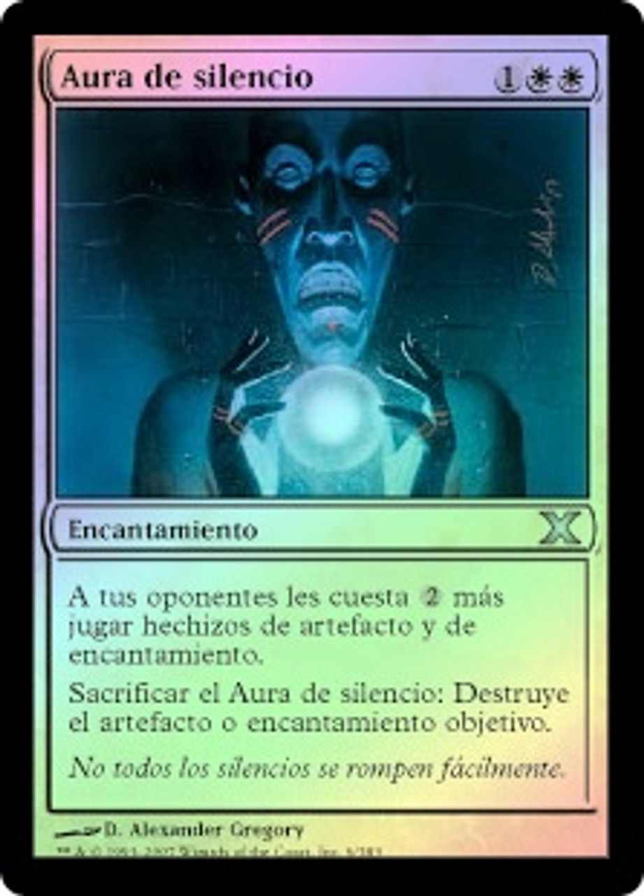 [MTG]沈黙のオーラ/Aura of Silence [10ED][Foil] 沈黙のオーラ/Aura of Silence》[10ED] 白U | 日本最大級 MTG
