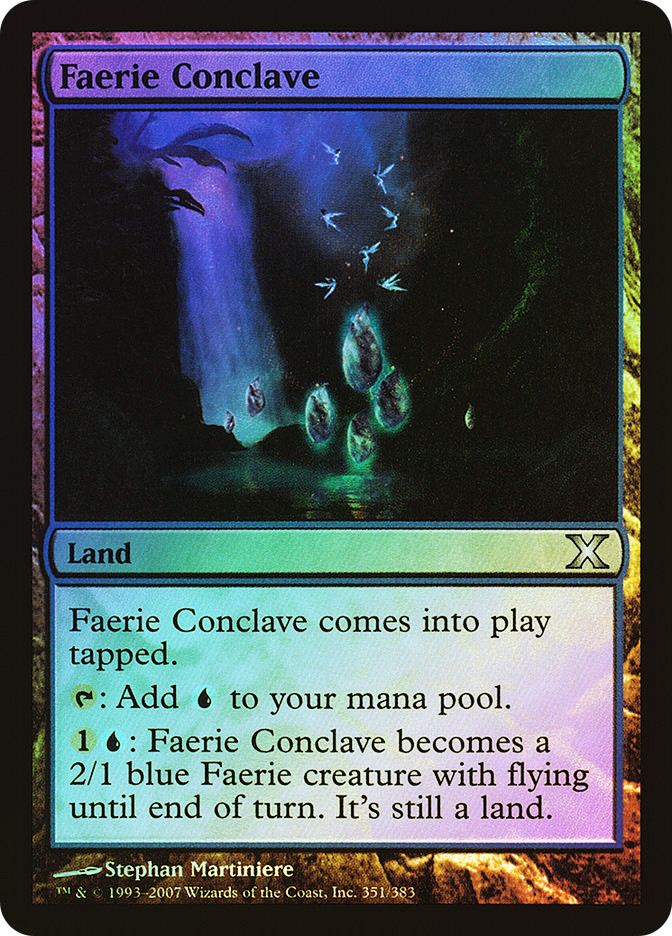 マジック：ザ・ギャザリング MTG foil  Faerie Conlave Faerie Conclave | 10th Edition | Star City Games