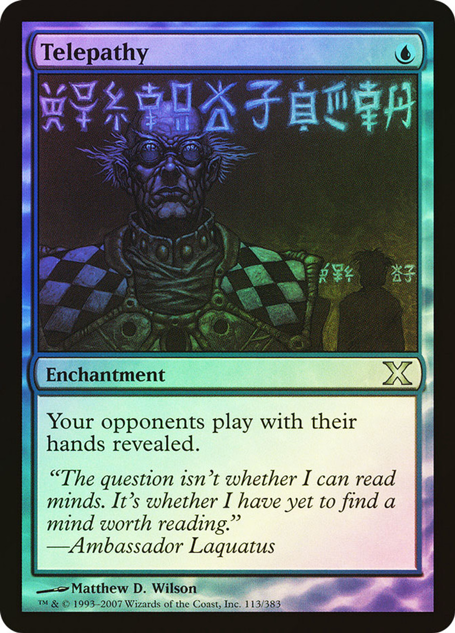 MTG　Telekinesis　 【LEG】 英語 MTG Telekinesis 【LEG】 英語 MTG Legends Telekinesis BGS 9.5
