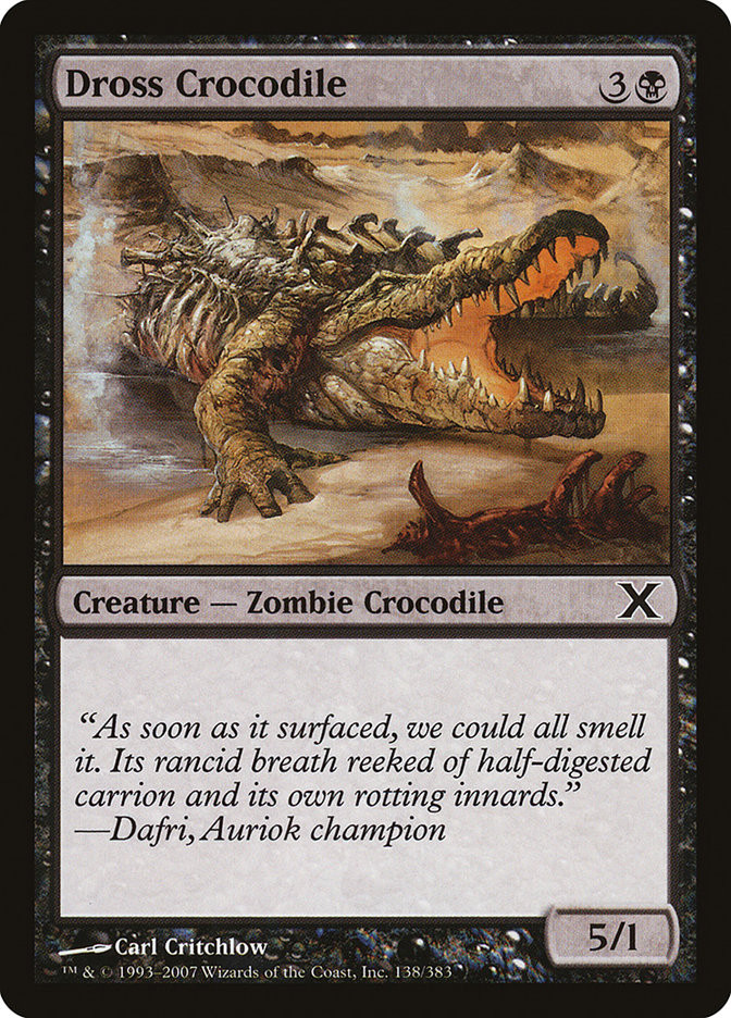 invisible ink crocodile 4th XL 正規未発売 Dross Crocodile | 10th Edition | Star City Games