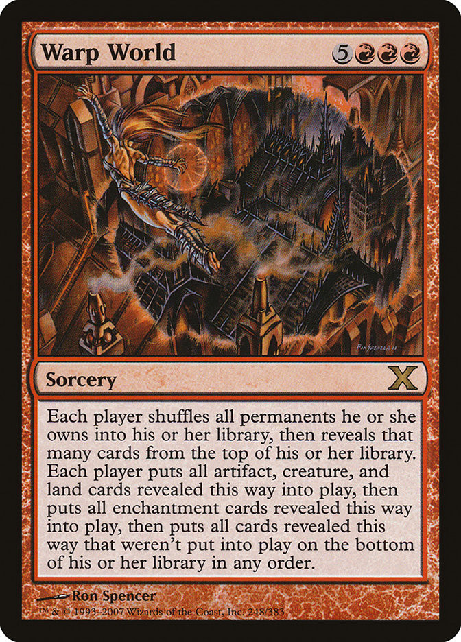 mtg warp cards Shadow in the Magic the Gathering Proxy then reveals the top card of their library Chaos Warp - Foil -