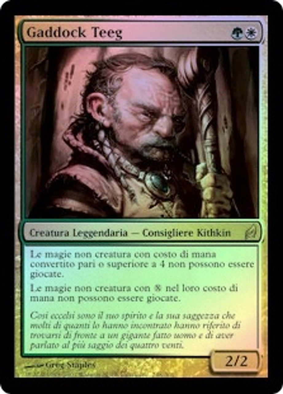 MTG ガドック・ティーグ LRW Foil 英語版 ガドック・ティーグ (Gaddock Teeg) · Lorwyn (LRW) #248