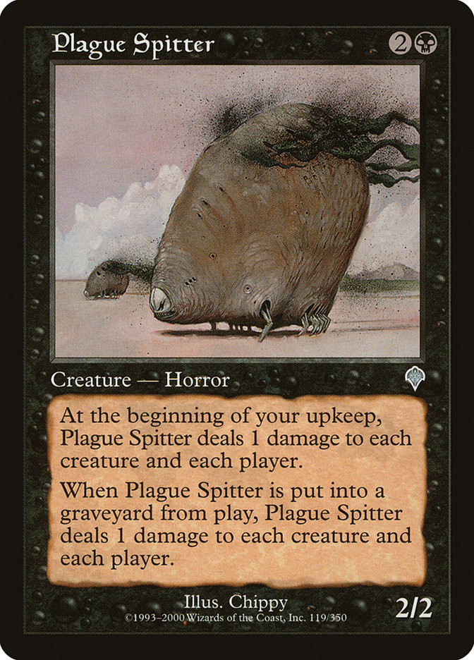疫病吐き/Plague Spitter Foil 英語 4枚 MTG Plague Spitter Invasion FOIL LP light clouding Magic the Gathering