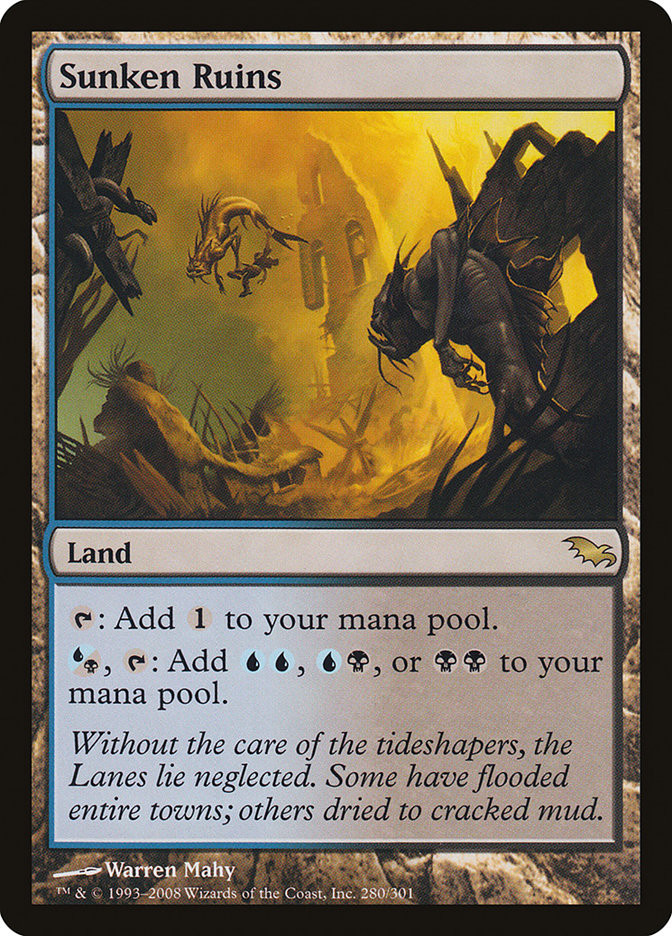 MTG　沈んだ廃墟/Sunken Ruins　日本語　FOIL Sunken Ruins | Shadowmoor | Star City Games