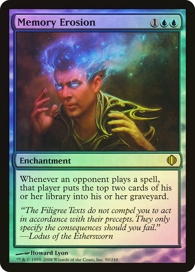 Magic: The Gathering - Memory Erosion (Erosione Della Memoria) - Rara, Set Shards Of Alara (ALA)