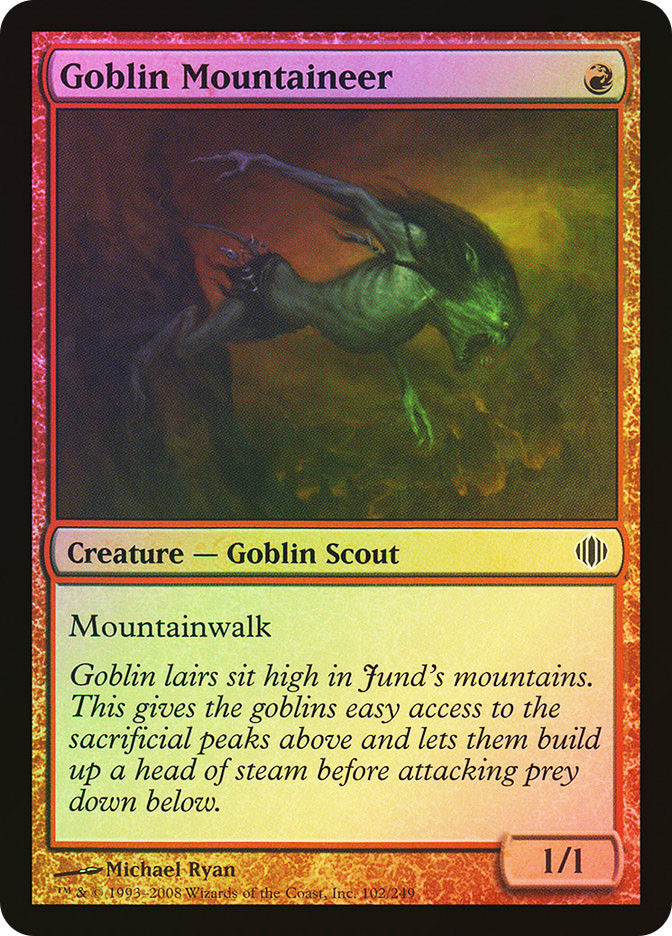 mtg cards with mountain walk Magic: the Gathering - (275/279) Other Goblin creatures get +1/+1 and have mountainwalk Mtg mountains | Magic the