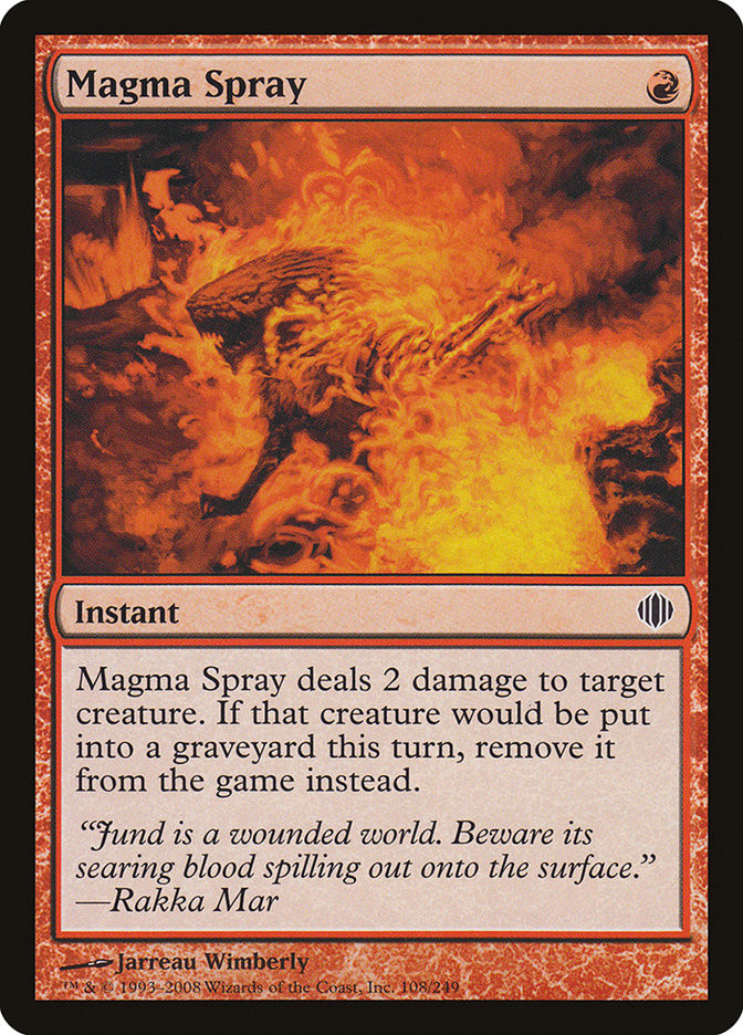 Magma Spray | Shards of Alara | Star City Games