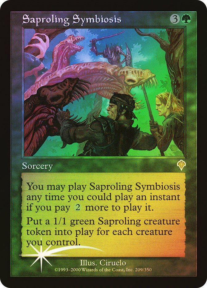 mtg cards that make saprolings Slimefoot, the Stowaway Saproling Tribal Token Sacrifice Magic Com  CommanderComplete open) if (element.class SAPROLING TOKEN Shards of Alara