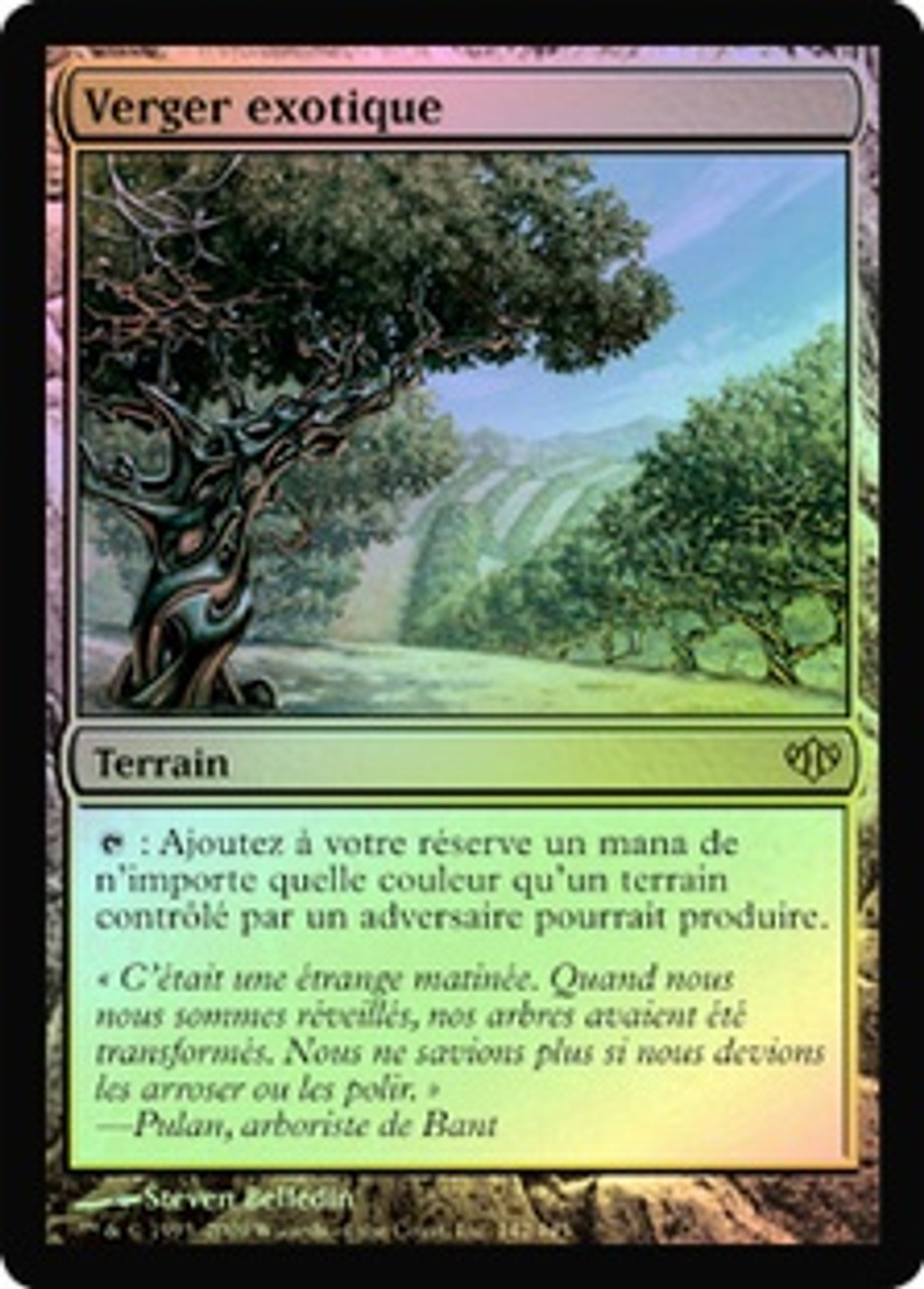 MTG【Foil】風変わりな果樹園/Exotic Orchard1枚 Exotic Orchard | Conflux - French | Star City Games