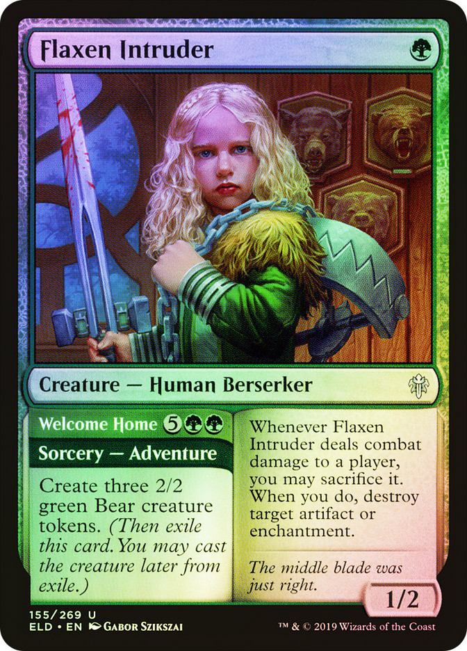 Flaxen Intruder // Welcome Home | Throne of Eldraine | Star City Games