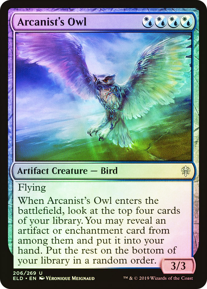 Arcanist's Owl | Throne of Eldraine | Star City Games