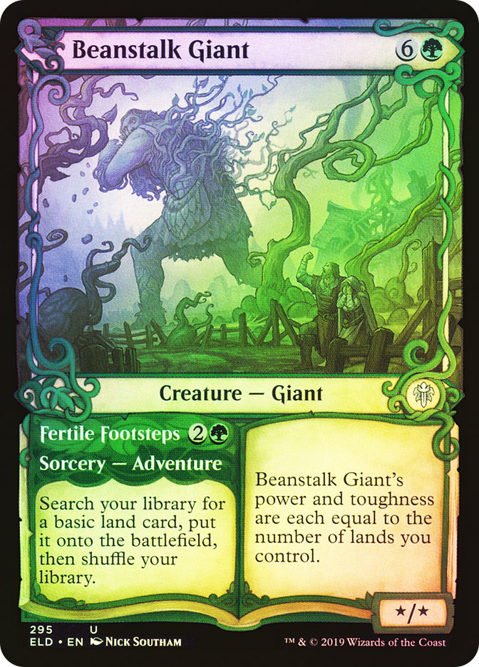 Beanstalk Giant // Fertile Footsteps | Throne of Eldraine | Star