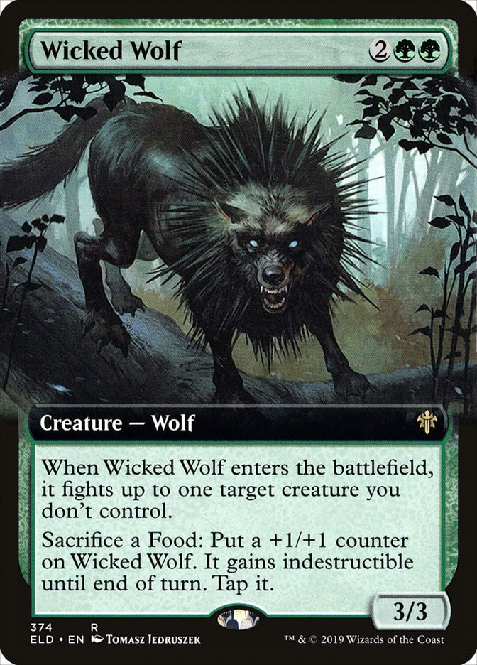 wolf mtg cards Magic THE Gathering [181] WAR OF THE SPARK Single Card