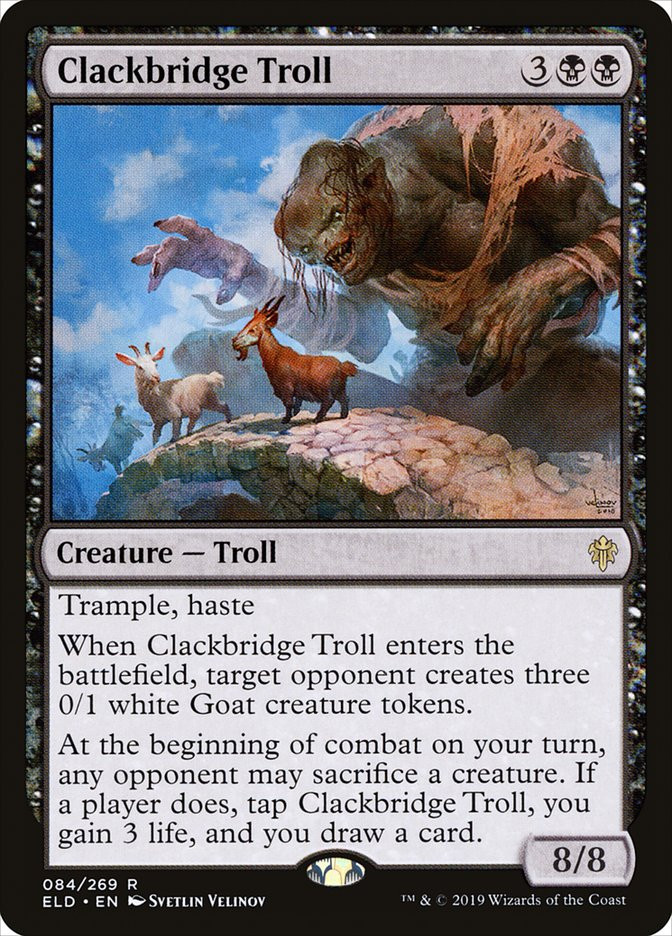 Clackbridge Troll | Throne of Eldraine | Star City Games