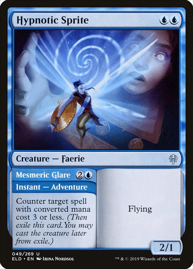 Hypnotic Sprite // Mesmeric Glare | Throne of Eldraine | Star City