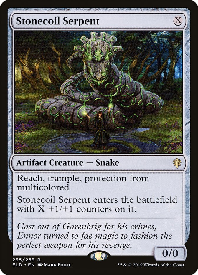 best serpent cards mtg Stonecoil Serpent | Throne of Eldraine