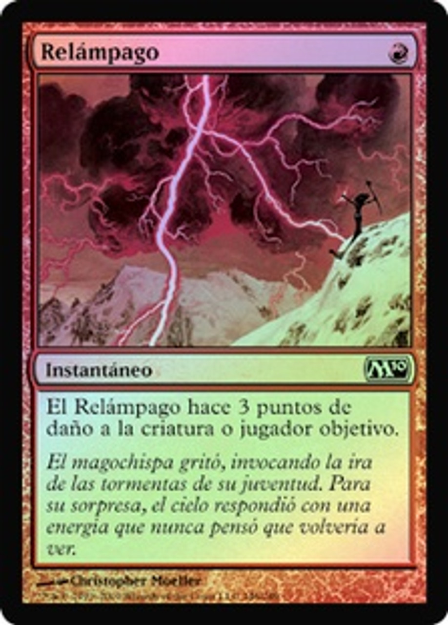 Lightning Bolt Magic 2010 Spanish Star City Games