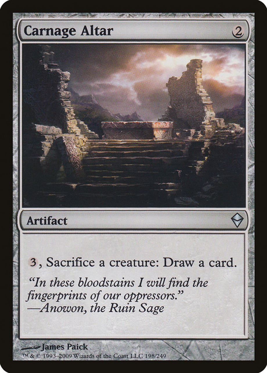 Carnage Interpreter 4枚セット MTG Carnage Altar | Zendikar | Star City Games