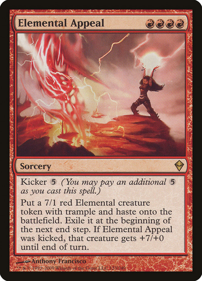elemental mtg cards Red Elemental Blast