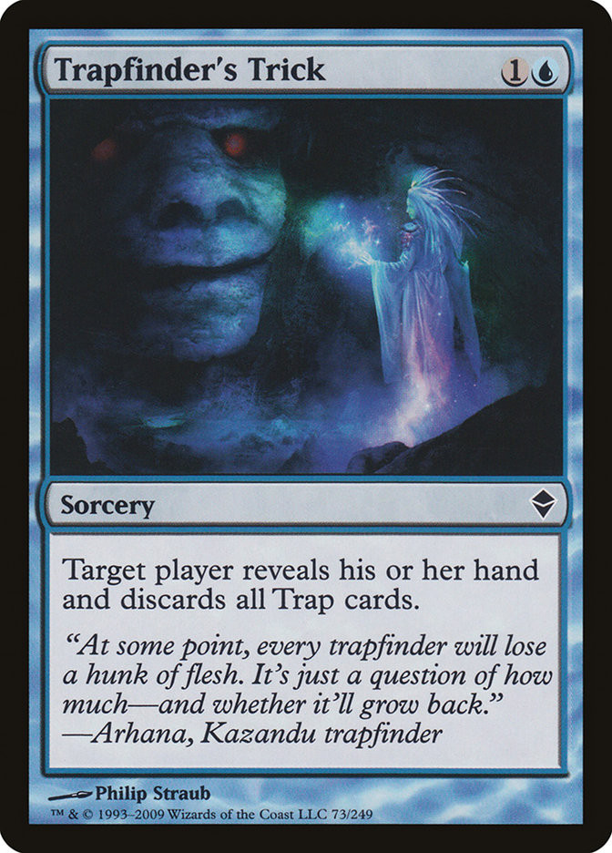 MTG トランプ Trapfinder's Trick | Zendikar | Star City Games