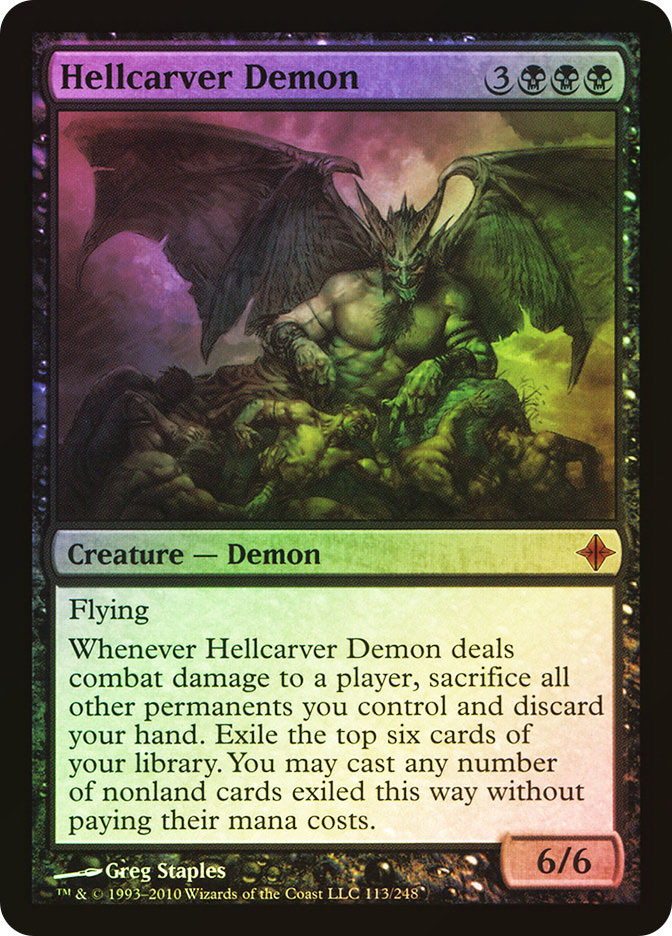 Hellcarver Demon | Rise of the Eldrazi | Star City Games