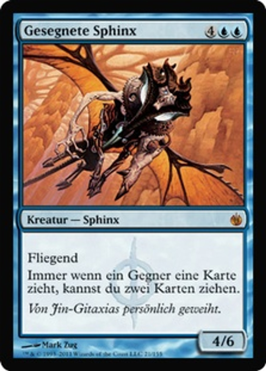 聖別されたスフィンクス/Consecrated Sphinx マスターピース Consecrated Sphinx | Mirrodin Besieged - German | Star City