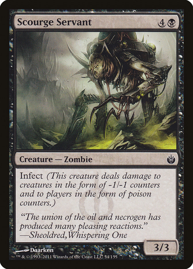 mtg black infect cards My Infect Commander : r/custommagic