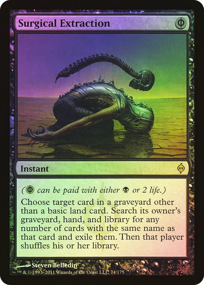 mtg cards like surgical extraction Altered Art Illustrated by Thomas M magic The Gathering Surgical Extraction