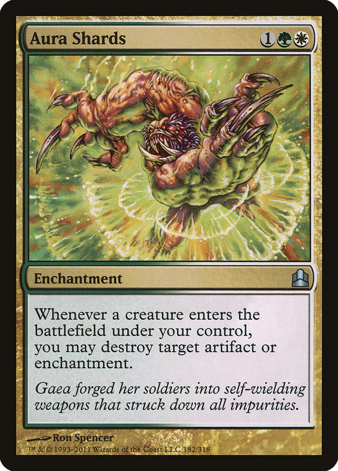 MTG Aura Shards 4枚セット　マジックザギャザリング Aura Shards | Commander 2011 | Star City Games