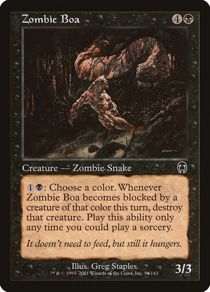 Zombie Boa | Apocalypse | Star City Games