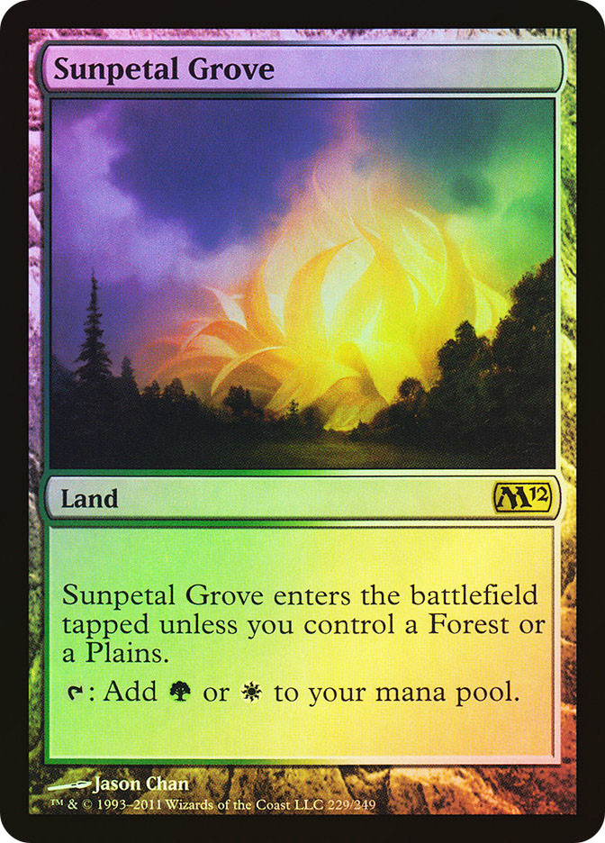 Magic: The Gathering - Sunpetal Grove (Boschetto Di Petali Solari) - Rara, Da Magic 2012 (M12)