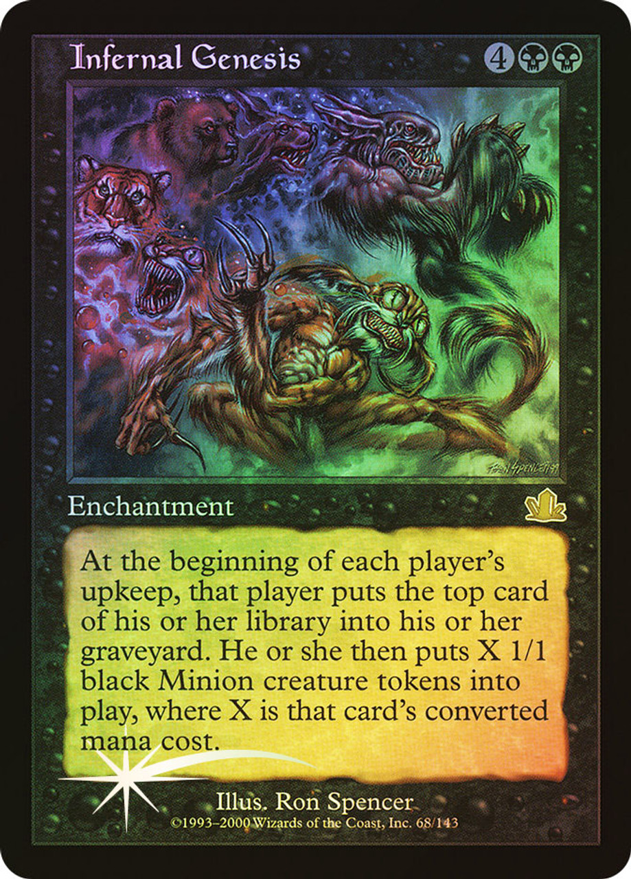 MTG 冥府からの誕生 Infernal Genesis Foil×3 まとめ MTG 冥府からの誕生 Infernal Genesis Foil×3 まとめ