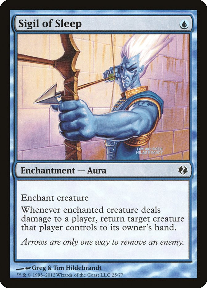 MTG 眠りの印形 / Sigil of Sleep UDS 英語 Foil Sigil of Sleep | Duel Decks: Venser vs. Koth | Star City Games