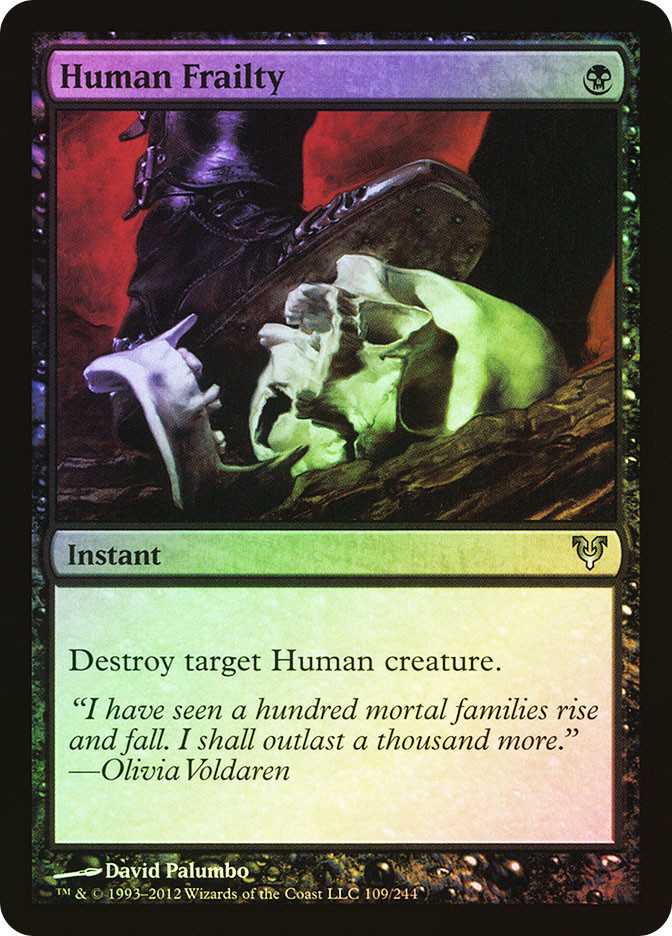 Fraility Token Human Frailty | Avacyn Restored | Star City Games