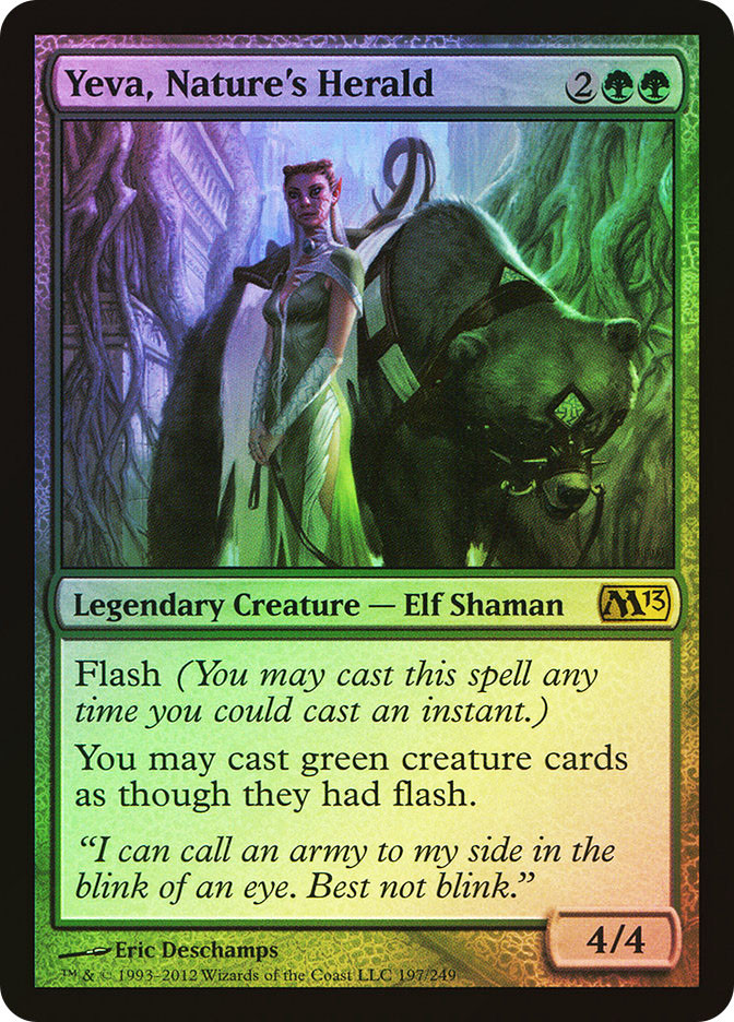 マジック：ザ・ギャザリング MTG Yeva, Nature's Herald Yeva, Nature's Herald | Magic 2013 | Star City Games