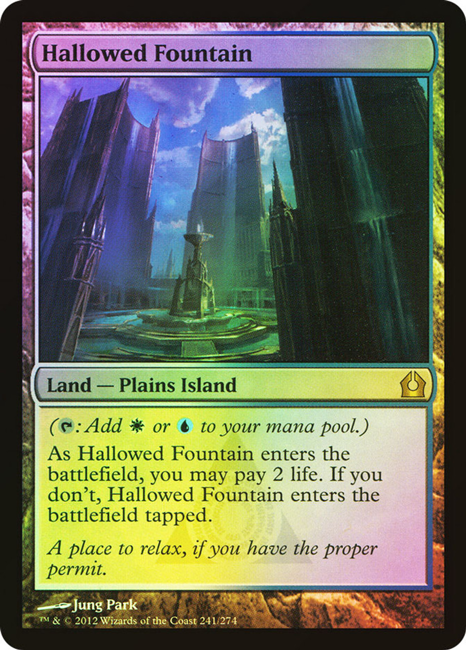 Magic: The Gathering – Hallowed Fountain (Fontana Santificata) – Rara, Set Dissension (DIS)