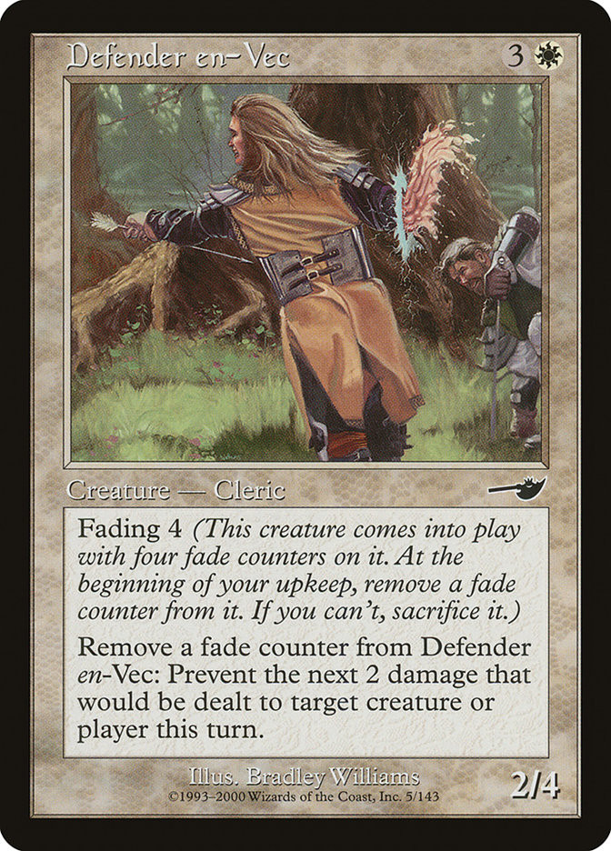 defender mtg cards Amazon.com: Magic: the Gathering - Defender en-Vec
