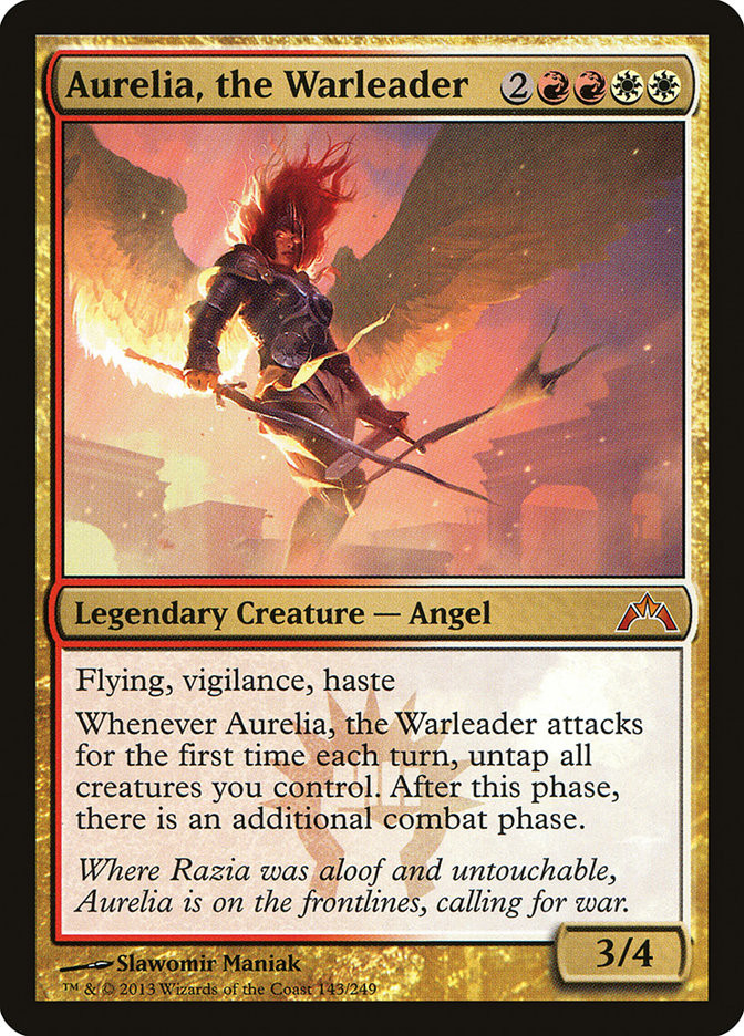戦導者オレリア/Aurelia, the Warleader 初版日本語foil Aurelia, the Warleader | Gatecrash | Star City Games