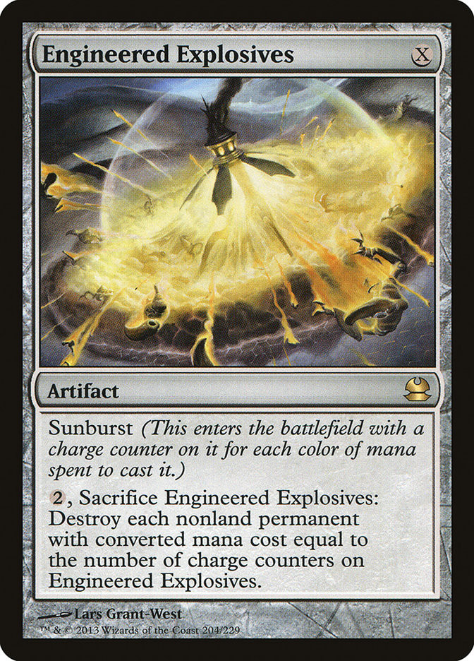 MTG　仕組まれた爆薬/Engineered Explosives　サイン　全面 Engineered Explosives | Modern Masters | Star City Games