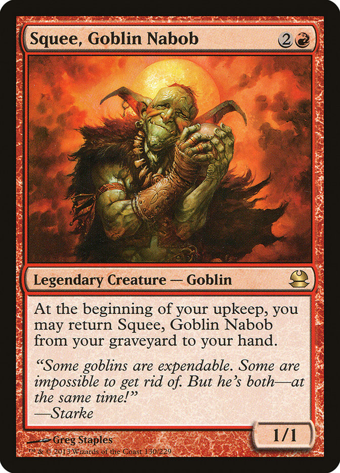 squee mtg cards Squee, the Immortal Multiverse Legends | Magic Goblin Nabob from your graveyard to your hand. 1x Squee, Goblin Nabob MTG