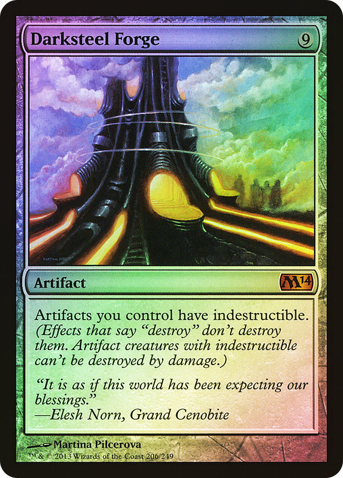 mtg cards that make artifacts indestructible Darksteel Forge | Magic 2014